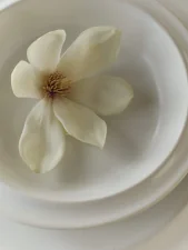 Servírovací talíř Edge Serving Plate Ecru Stoneware, 21x30 cm