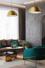 Závěsné svítidlo Skygarden 1, gold