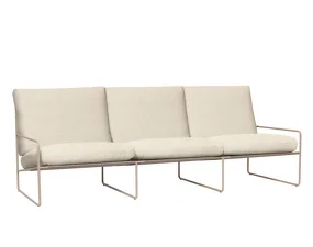 Outdorová sofa Desert 3-Seater, cashmere / off-white