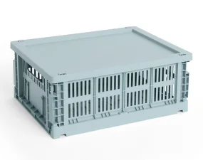 Plastové víko Colour Crate Medium, dusty blue