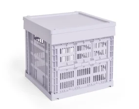 Plastové víko Colour Crate Medium Square/Cube, lavender