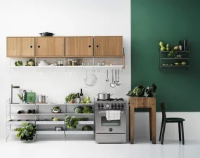 Policová sestava String Kitchen K, white