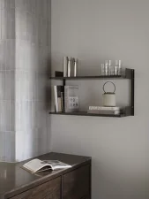 Policová sestava Wall Shelf 450, white/white