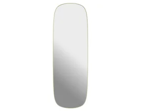 Zrcadlo Framed Mirror 150 cm, light yellow/clear