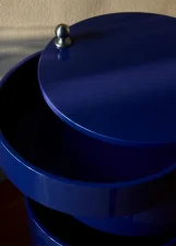 Stolek Barboy, glossy deep blue