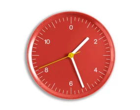 Nástěnné hodiny Wall Clock, red