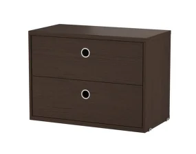 Komoda String Chest With Drawers 58 x 30, dark oak