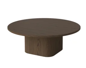 Konferenční stolek Eida Ø90 H32, dark oiled oak