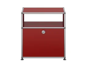 Noční stolek USM Haller M55, ruby red