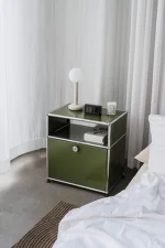 Noční stolek USM Haller M55, graphite black