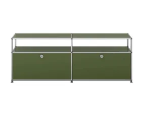 Komoda pod TV USM Haller O2, olive green
