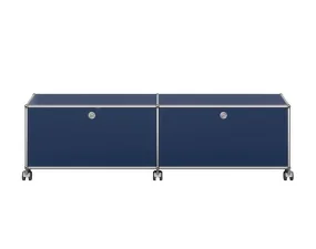 Komoda na kolečkách USM Haller M61, steel blue
