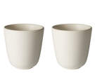 Hrnek Edge Mug 2ks, ecru stoneware