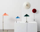 Stojací lampa Matin 500, peach