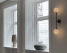 Nástěnná lampa Drop Bulb, grey