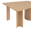 Stůl Re-norm 130x120, lacquered oak