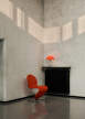Stolní lampa Wire 30, chrome/orange