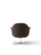 Křeslo Harbour Lounge Chair Swivel, polished aluminium/Logan Haze