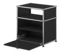 Noční stolek USM Haller M55, graphite black