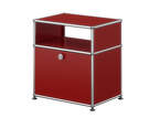 Noční stolek USM Haller M55, ruby red