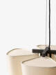 Závěsné svítidlo Bella SC114, bronzed soft canvas
