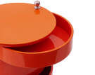 Stolek Barboy, glossy fresh orange