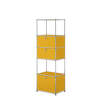 Policová sestava USM Haller M52, golden yellow