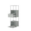 Policová sestava USM Haller M52, light grey