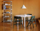 Skládací židle Backflip, cedar green lacquered beech
