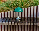 Přenosná lampa Panthella 160 V3, chrome original opal green