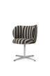 Jídelní židle Rico Swivel Louisiana, sand/black