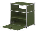 Noční stolek USM Haller M55, olive green