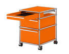 Zásuvkový kontejner na kolečkách USM Haller M63, pure orange