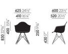 Židle Vitra Eames DAR
