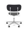 Kancelářská židle Co Task Chair, polished aluminium/black oak