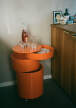Stolek Barboy, glossy fresh orange