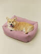 Psí pelíšek Dogs Bed M, red and white stripe