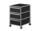 Zásuvkový kontejner na kolečkách USM Haller M26, graphite black