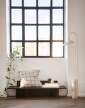 lavice Oblique Bench, black oak