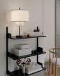 Policová sestava Wall Shelf 900, black ash black