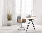 Stolní lampa Reflection, grey lacquered aluminium