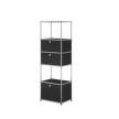 Policová sestava USM Haller M52, graphite black