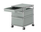 Zásuvkový kontejner na kolečkách USM Haller M63, light grey