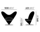 Křeslo Heart Cone Chair