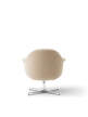 Křeslo Harbour Lounge Chair Swivel, polished aluminium/Baena 15