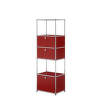 Policová sestava USM Haller M52, ruby red