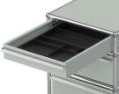 Zásuvkový kontejner na kolečkách USM Haller M63, light grey
