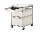 Zásuvkový kontejner na kolečkách USM Haller M63, pure white