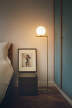 Stojací lampa IC F1, brass