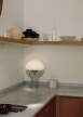 Stolní lampa Wire 30, chrome/white